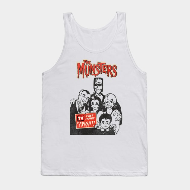 The Munsters 'First Family' of FRIGHT! Tank Top by darklordpug